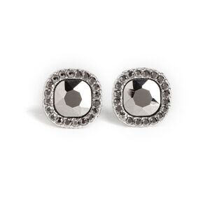 Bling Tastic Silver Post Earring Fashion Paparazzi Dazzling Silver Gem Jewelry